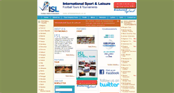 Desktop Screenshot of islfootballtours.co.uk